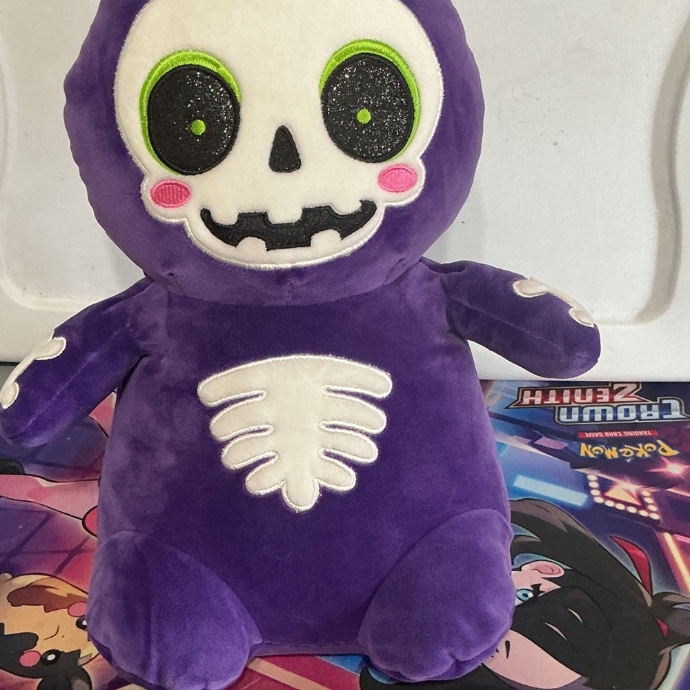 Zenith Plush Toy in Purple and White